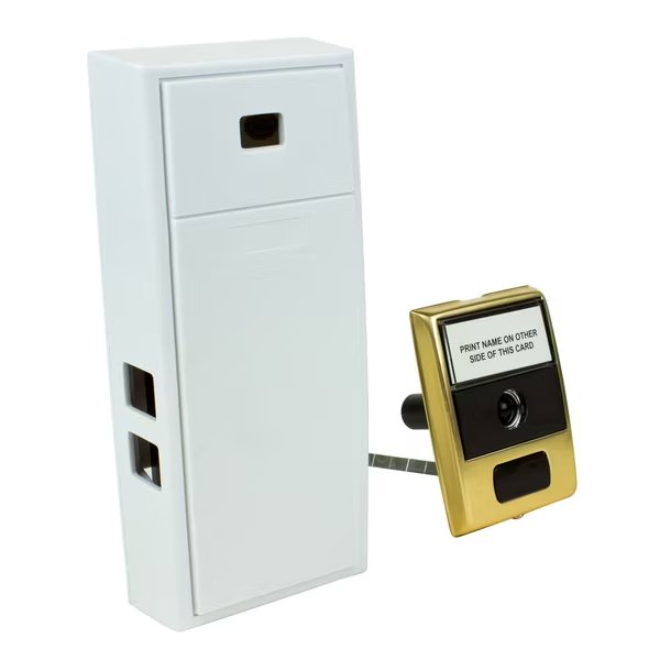 Mechanical Wireless Doorbell Chime and Push Button w/ Built-In Viewer, Newhouse Hardware, Mfr#: MCHBV